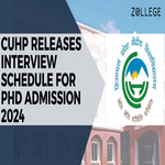 CUHP Releases Interview Schedule for PhD Admission 2024